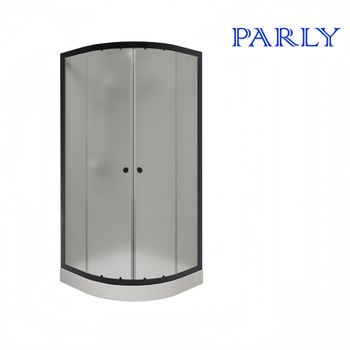 Уголок ZF911B душевой PARLY с поддоном — фото 3, Душевые уголки