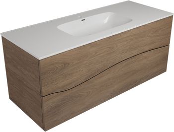 Тумба под раковину Allen Brau Glority 120 1.35003.NW дуб антик — фото 1, Тумбы под раковину