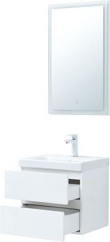 Товар: Мебель для ванной Aquanet Беркли 50 белый глянец (2 ящика) 00306356 - фото 8 Мебель для ванной Aquanet Беркли 50 белый глянец (2 ящика) 00306356 — фото 8, Комплекты мебели для ванной