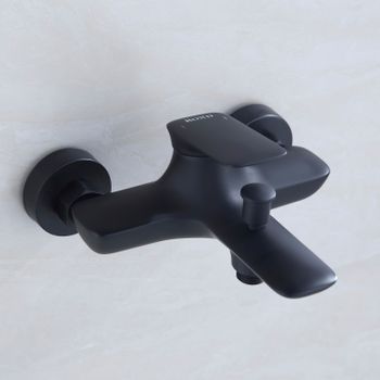 BOND Circle B34-5288 Душевой комплект 2х1 черный матовый — фото 6, Готовые комплекты для ванной комнаты