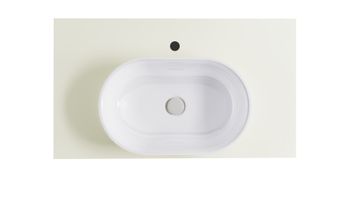 Товар: Тумба Шарм 90см 1ящ RAL1013 мат., раковина Шарм бел гл, столешница Solid в цвете 4631177715099 - фото 5 Тумба Шарм 90см 1ящ RAL1013 мат., раковина Шарм бел гл, столешница Solid в цвете 4631177715099 — фото 5, Тумбы с раковиной