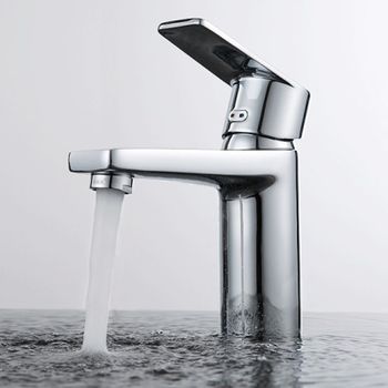 Смеситель для раковины D&K Rhein DA1322101, хром — фото 1, Смесители для раковины