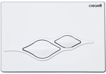 CREAVIT Кнопка для инсталляции UFO белая GP1001.00 — фото 1, Кнопки смыва