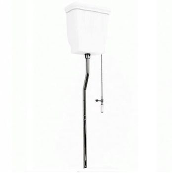 Механизм смыва Artceram HERMITAGE на высокой трубе цвет хром HEA006 71 — фото 1, Кнопки смыва