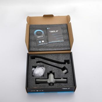 Смеситель для кухни с хирургической ручкой BELZ B79019-3, оружейная сталь — фото 1, Смесители для кухни