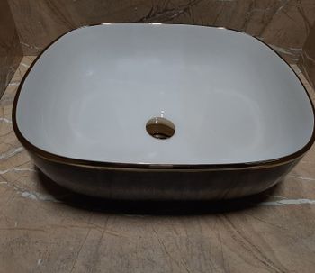 Умывальник CeramaLux D1302H134-1 — фото 2, Раковины