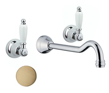 Смеситель для раковины Fiore COLONIALE 02ZZ0636, бронза — фото 1, Смесители для раковины