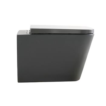 Унитаз подвесной Veconi Pulo VPU-51TGR — фото 3, Подвесные унитазы