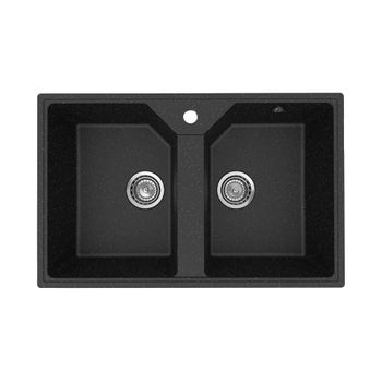 Кухонная мойка Maretti Kitchen KT770-BL, черный — фото 1, Кухонные мойки