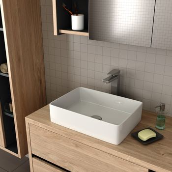 Раковина чаша D&K Berlin DT1431216, белый — фото 1, Раковины накладные