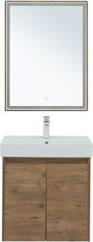 Мебель для ванной Aquanet Nova Lite 60 дуб рустикальный (2 дверцы) 00302534 — фото 13, Комплекты мебели для ванной