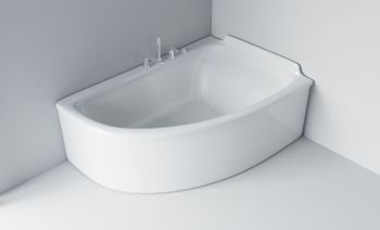 Ванна АНАСТАСИЯ пустая, литой мрамор, правая 1820х1250 01010024 — фото 2, Ванны