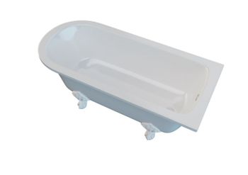 Ванна РЕТРО пустая, литой мрамор 1700х750 01010006 — фото 2, Ванны