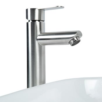 BOND Smart B63-2700 Смеситель однорычажный высокий без донного клапана для накладной раковины — фото 21, Смесители для раковины