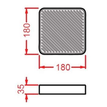 Мыльница Artceram Cartesio накладная цвет розовый CAC001 33 00 — фото 1, Мыльницы