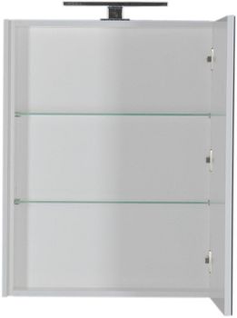 Зеркальный шкаф Aquanet Латина 60 белый 00179942 — фото 7, Зеркальные шкафы в ванную