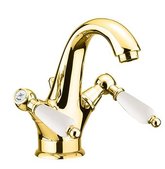 Смеситель для раковины Fiore COLONIALE 02OO0623, золото — фото 1, Смесители для раковины