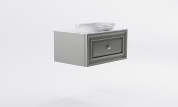 Товар: Тумба Шарм 70см 1ящ цв NCS S 3502-y мат. с раковиной Шарм бел гл. и столешницей Solid бел гл. 4631177713347 - фото 4 Тумба Шарм 70см 1ящ цв NCS S 3502-y мат. с раковиной Шарм бел гл. и столешницей Solid бел гл. 4631177713347 — фото 4, Тумбы с раковиной