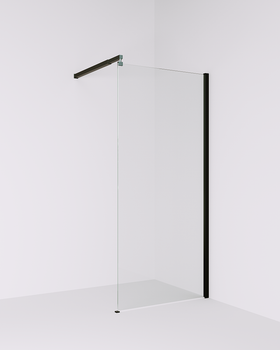Душевая перегородка ALEX BAITLER 29 серия AB29100B1 прозрачное стекло — фото 2, Душевые перегородки