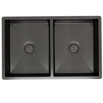 Кухонная мойка Reflexion Iseo RX2265BL оружейная сталь — фото 171, Кухонные мойки