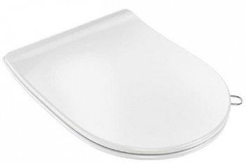 Крышка-сиденье для унитаза Jacob Delafon Odeon Rive Gauche с микролифтом, термодюропласт, белый (E24889-00) — фото 1, Сиденья для унитаза