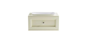 Тумба Классик 70см 1ящ RAL1013 мат., раковина Ретро бел глянц, столешница Solid в цвете 4631177715457 — фото 2, Тумбы с раковиной
