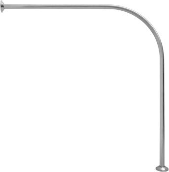 Товар: Карниз для ванны Aquanet квадрат 90х90 00184111 - фото 1 Карниз для ванны Aquanet квадрат 90х90 00184111 — фото 1, Карнизы для ванной