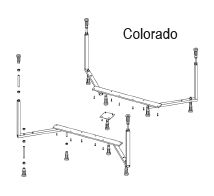 208220 Рама COLORADO RIHO — фото 1, Комплектующие