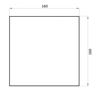 Накладка для вентилятора BETTOSERB, под плитку, цвет черный 110150CB — фото 3, Вытяжные вентиляторы