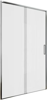 Душевая дверь Aquanet Pleasure Evo 110 AE65-N110-CT профиль хром, прозрачное стекло — фото 1, Душевые двери в нишу