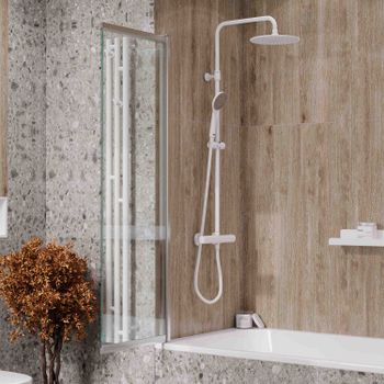 Шторка на ванну стеклянная Reflexion RX15090CCR-22 — фото 4, Шторки на ванну