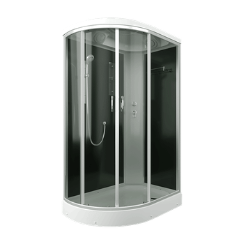 Душевая кабина ERLIT 35 серия ER3512PR-C4-RUS тонированное стекло — фото 1, Душевые кабины