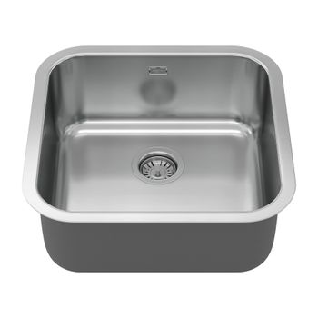 Кухонная мойка Reflexion Iseo RX2265BL оружейная сталь — фото 374, Кухонные мойки