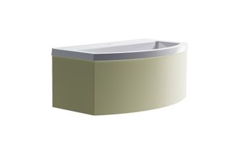 Нижний шкаф Венеция2.0 80 с 1 ящиком бежевый (RAL1013 матовый) + Раковина "Венеция 80" 3100003ral1013+04010022 — фото 3, Тумбы с раковиной