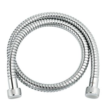 Шланг душевой двухзагибный 0,8 м, стальной, хром. LEMARK LE8029S — фото 1, Душевые шланги