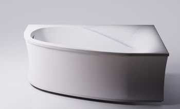 Ванна СЕЛЕНА пустая, литой мрамор, правая 1700х1000 01010040 — фото 1, Ванны