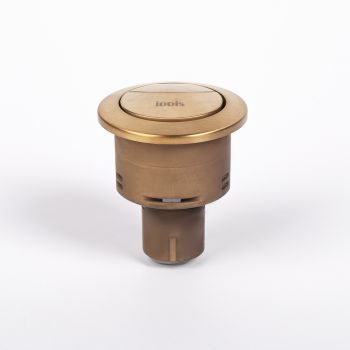 Кнопка слива IDDIS для арматуры, 2-ур 38 мм бронза (92038BR2AR) — фото 1, Кнопки смыва