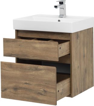 Мебель для ванной Aquanet Nova Lite 60 дуб рустикальный (2 ящика) 00254216 — фото 13, Комплекты мебели для ванной