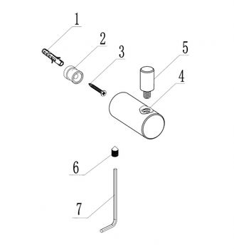 Крючок ABBER Osten 316 AA1851BGG оружейная сталь брашированная — фото 2, Крючки для полотенец