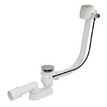 208880 Слив-перелив с наполнением (полуавтомат) хром RIHO — фото 1, Сливы-переливы