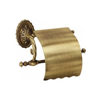 EDERA Бумагодержатель закрытый (с крышкой), бронза 16886 — фото 1, Держатели туалетной бумаги