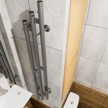 Товар: Полотенцесушитель Бриз (электро.) 120х17 (скр.монтаж, правое.подкл, Графит), Альтасан Бриз12017Г - фото 3 Полотенцесушитель Бриз (электро.) 120х17 (скр.монтаж, правое.подкл, Графит), Альтасан Бриз12017Г — фото 3, Электрические полотенцесушители