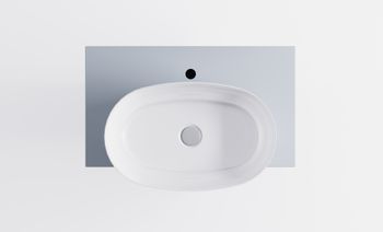 Тумба М-40 Slim 100см 1ящ NCS S 3005-R80B мат./волна, раковина Атрия бел гл, столешница Solid в цвете 4631177716096 — фото 3, Тумбы с раковиной