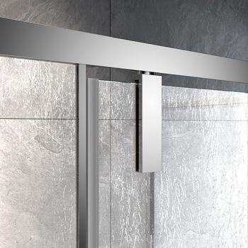 Душевой угол Veconi Rovigo RV-034R, 1200х1000х1950, хром, стекло дождь RV034R-120100-06-C7 — фото 5, Душевые уголки