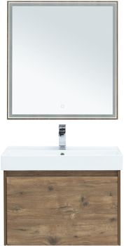 Зеркало Aquanet Nova Lite 75 дуб рустикальный LED 00249513 — фото 5, Зеркала в ванную комнату