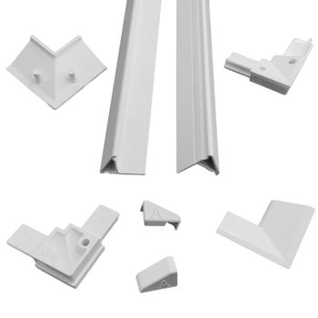 Бордюр для ванны и душевого поддона KDP 1950х20x27, цвет белый, Altasan KDP195 — фото 8, Аксессуары для ванной