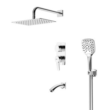 ATLANTISS Смеситель Atlantiss LM3242C для ванны и душа, встраиваемый, LM, LM3242C — фото 1, Смеситель для душа