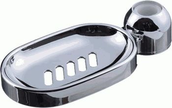 мыльница d19 Comfort, хром MELODIA MKP20152P — фото 1, Мыльницы