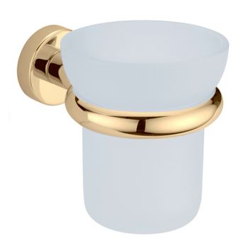 Стакан для ванной Webert Rimini RI500301010, золото — фото 1, Стаканы для зубных щеток