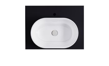 Товар: Тумба Шарм 80см 1ящ RAL7024 мат., раковина Шарм бел гл, столешница Solid в цвете 4631177715044 - фото 5 Тумба Шарм 80см 1ящ RAL7024 мат., раковина Шарм бел гл, столешница Solid в цвете 4631177715044 — фото 5, Тумбы с раковиной